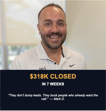 Mark D. — $318K closed in 7 weeks